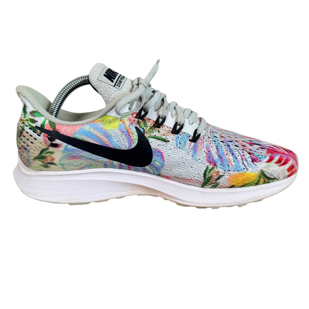 Nike Air Zoom Pegasus 35 Running Shoes White Floral AV3520-001 Womens 10 - Picture 4 of 9